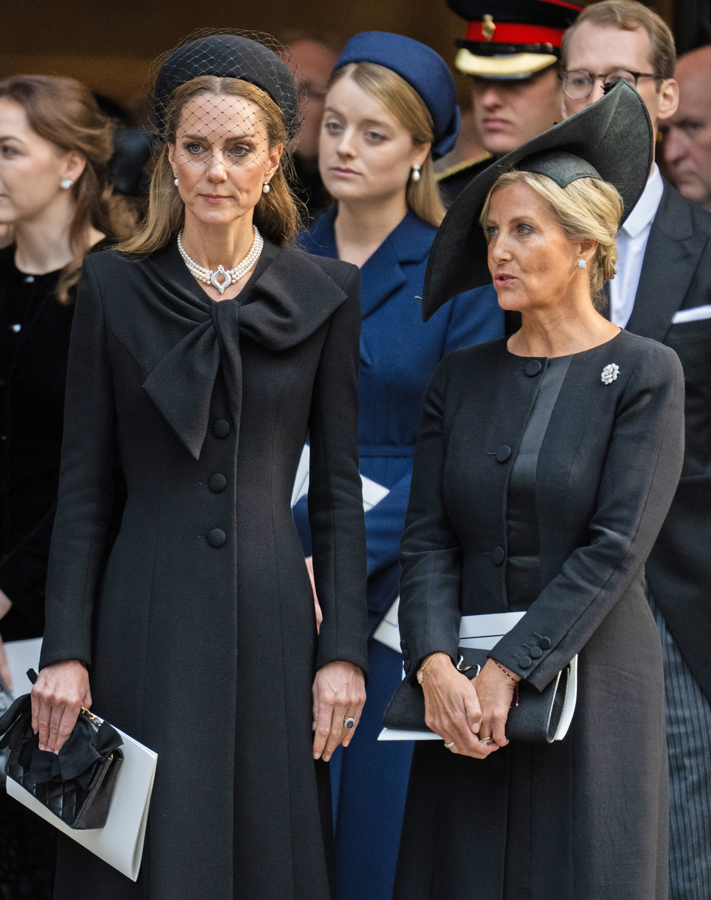 Duchess Sophie copies Kate Middleton: Kate and Sophie in black