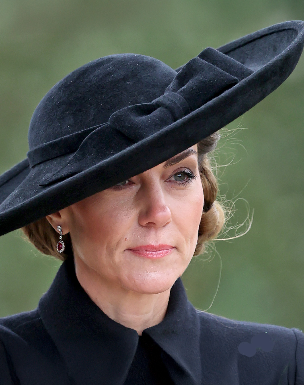 Kate Middleton on Lighter Hair: Middleton wearing a hat at Armistice Day event
