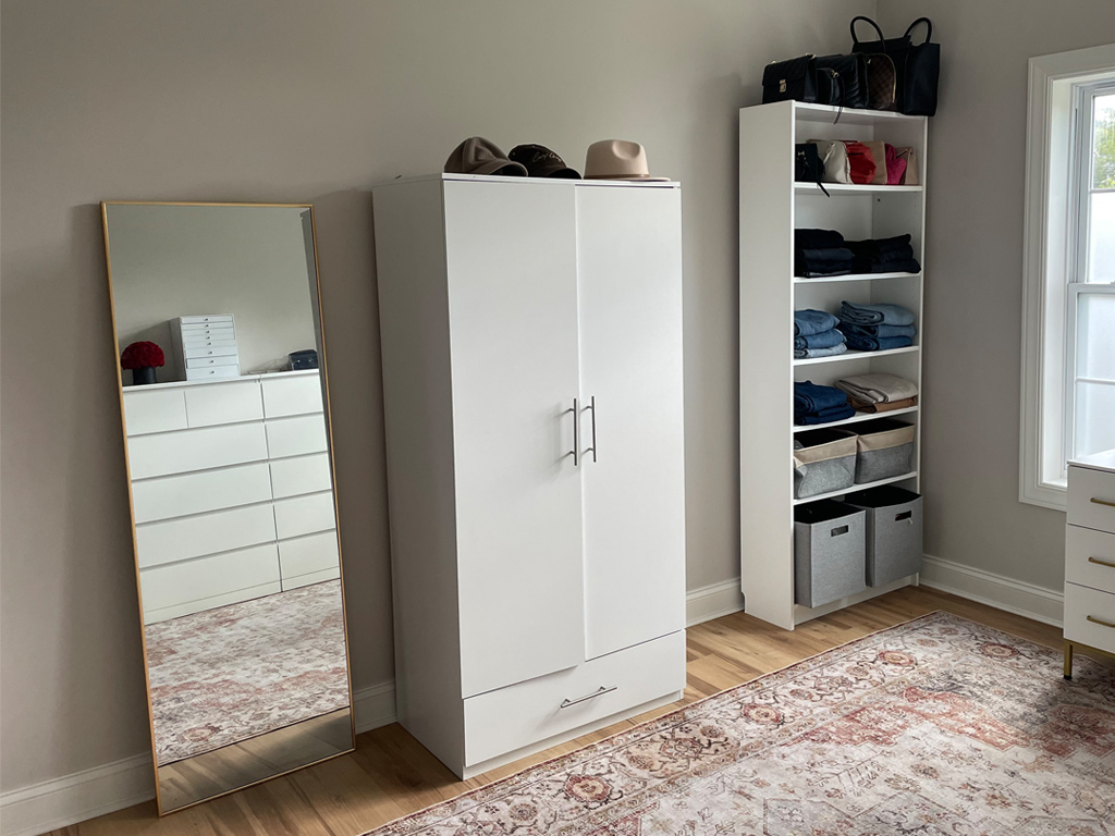 ikea closet makeover before