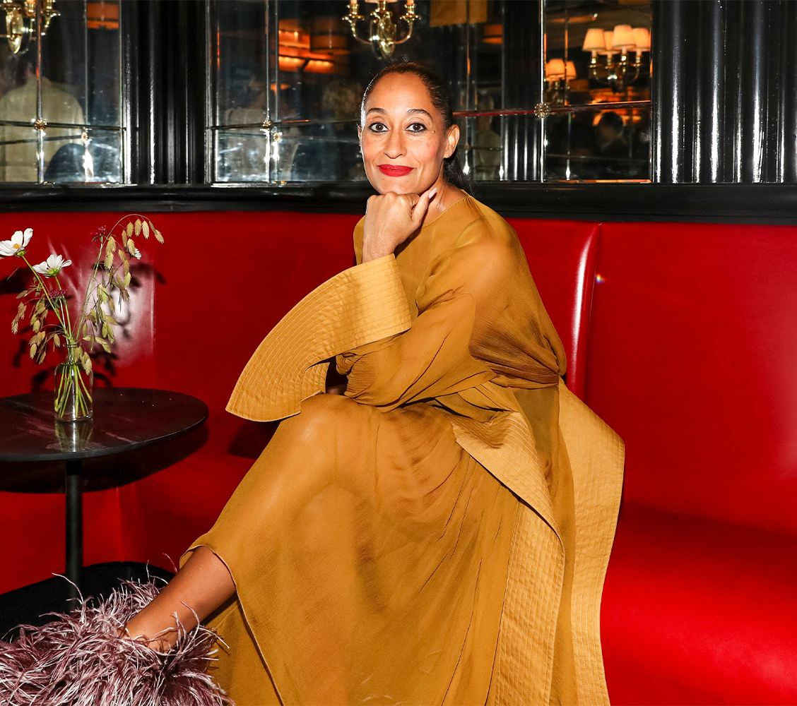 tracee ellis ross gold dress Luxury Purple A-Line Evening Dress with Cape Sleeves Plus Size LA72147A caramel / 2 main image 1